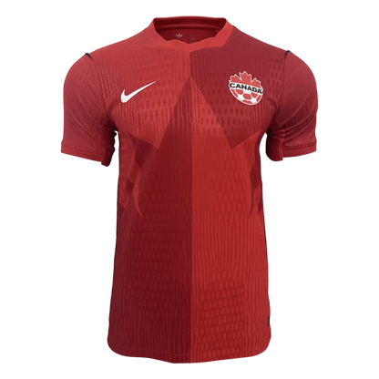 Canada Domicile Maillot Coupe du Monde 2026 Rouge Joueur