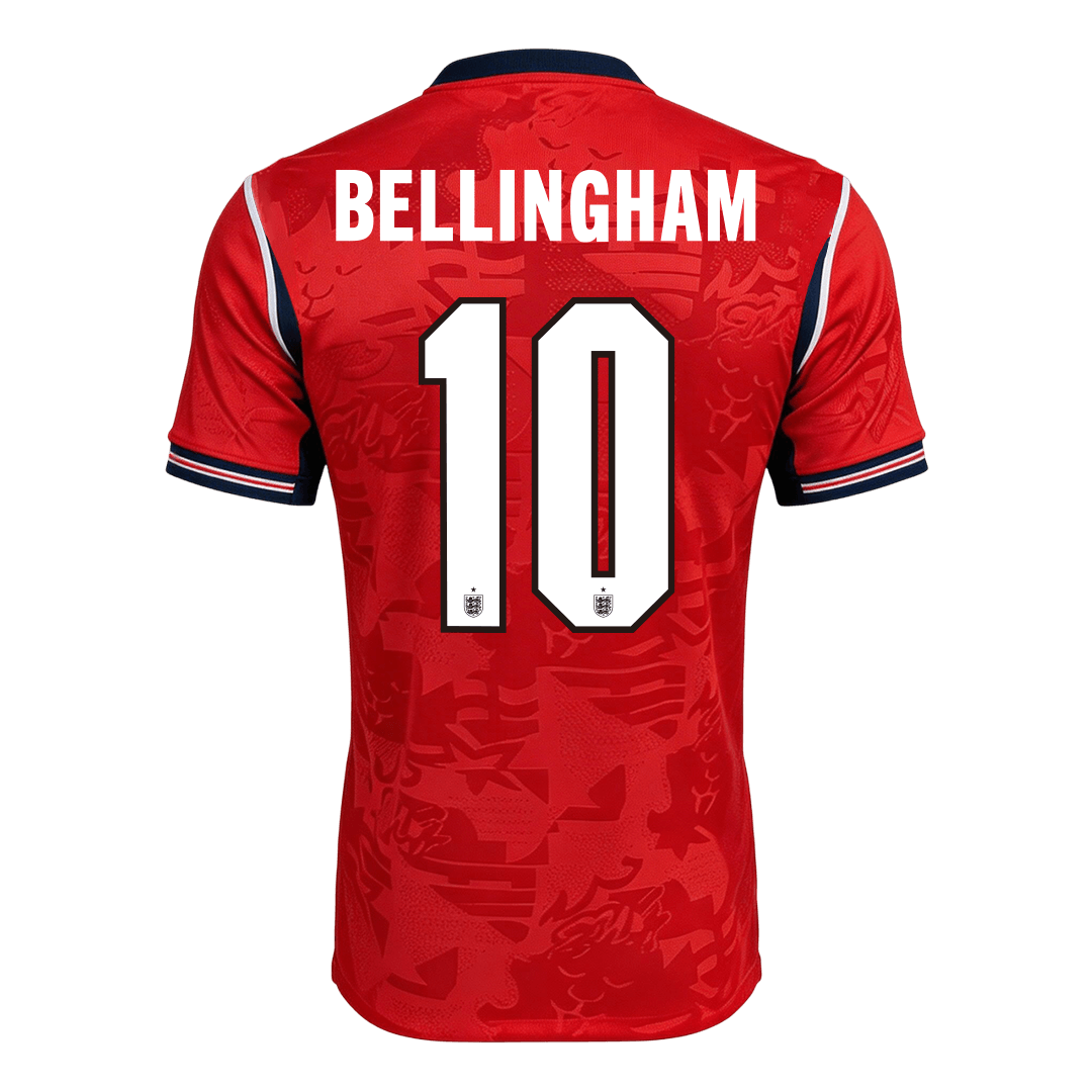 BELLINGHAM #10 Engeland Uitshirt - Wereldkampioenschap 2026 Rood