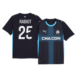 RABIOT #25 Olympique de Marseille Extérieur Maillot 2025/26 Bleu marine