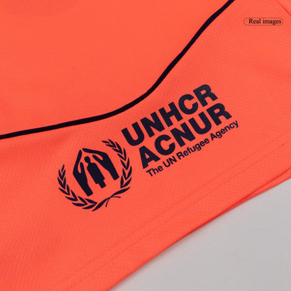 Barcelone Third Maillot Kit 2025/26 Junior Orange