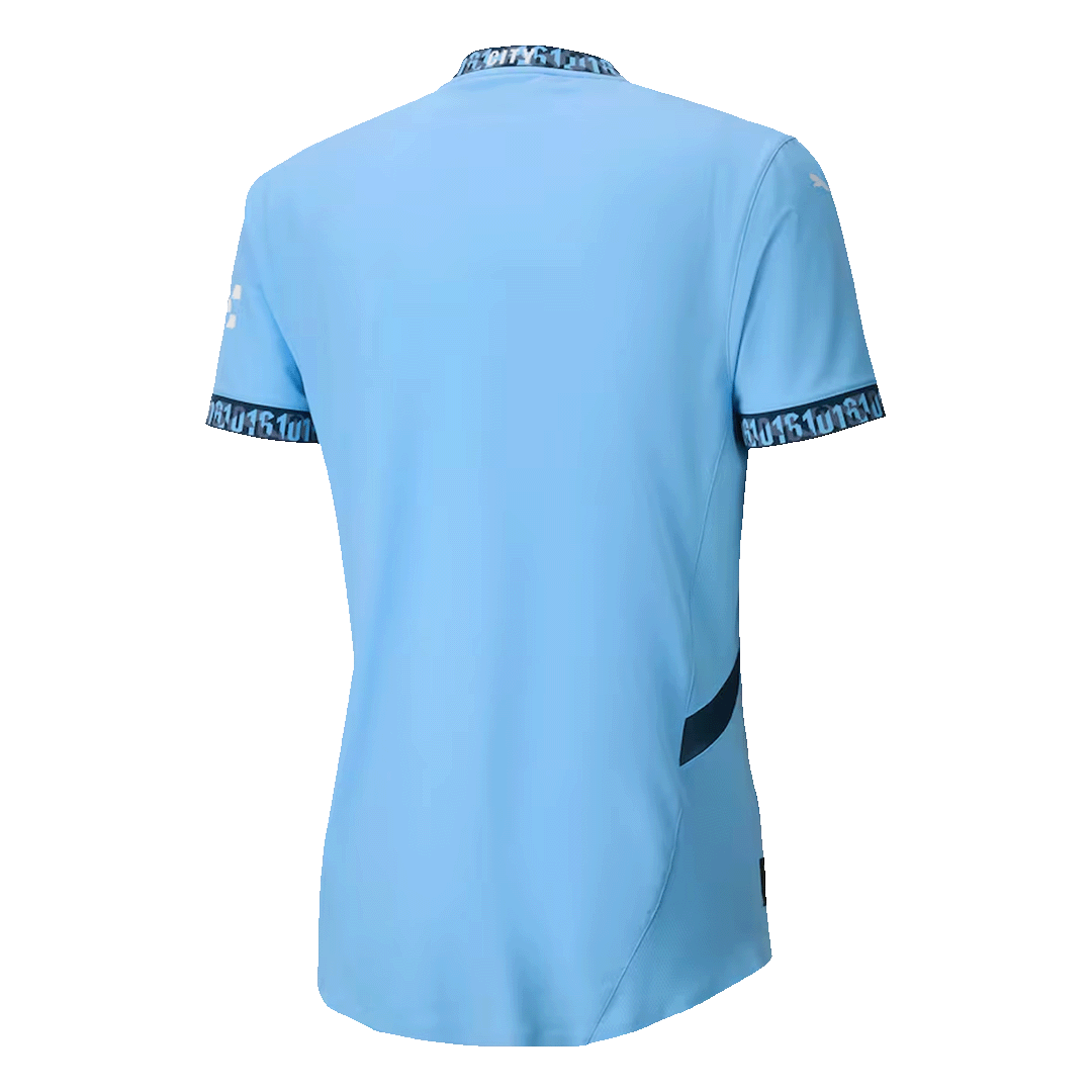 Manchester City Domicile Maillot 2024/25 Authentique Grande Taille