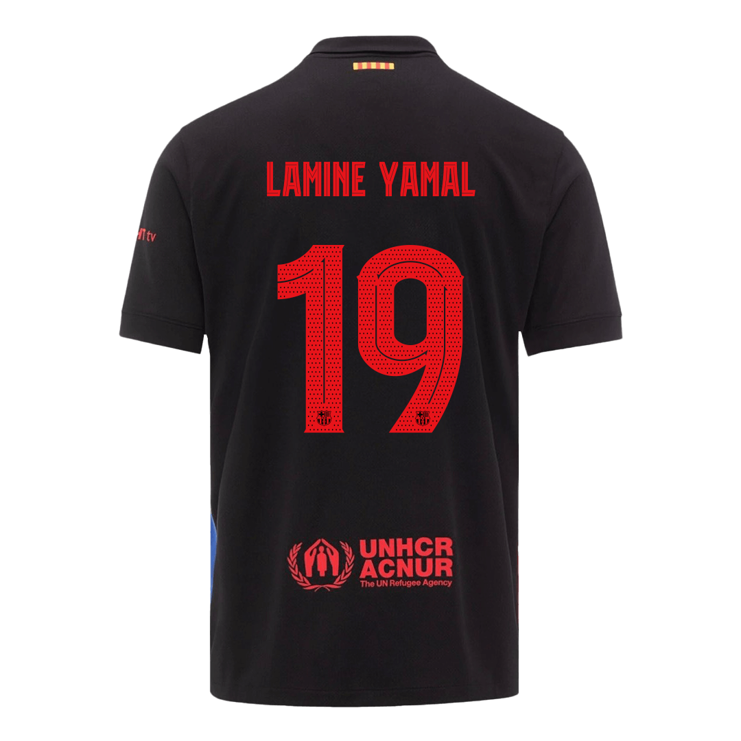 LAMINE YAMAL #19 Barcelone Extérieur Maillot 2024/25 - UCL (Spotify Logo Without Text) - Mon Maillot Foot Store