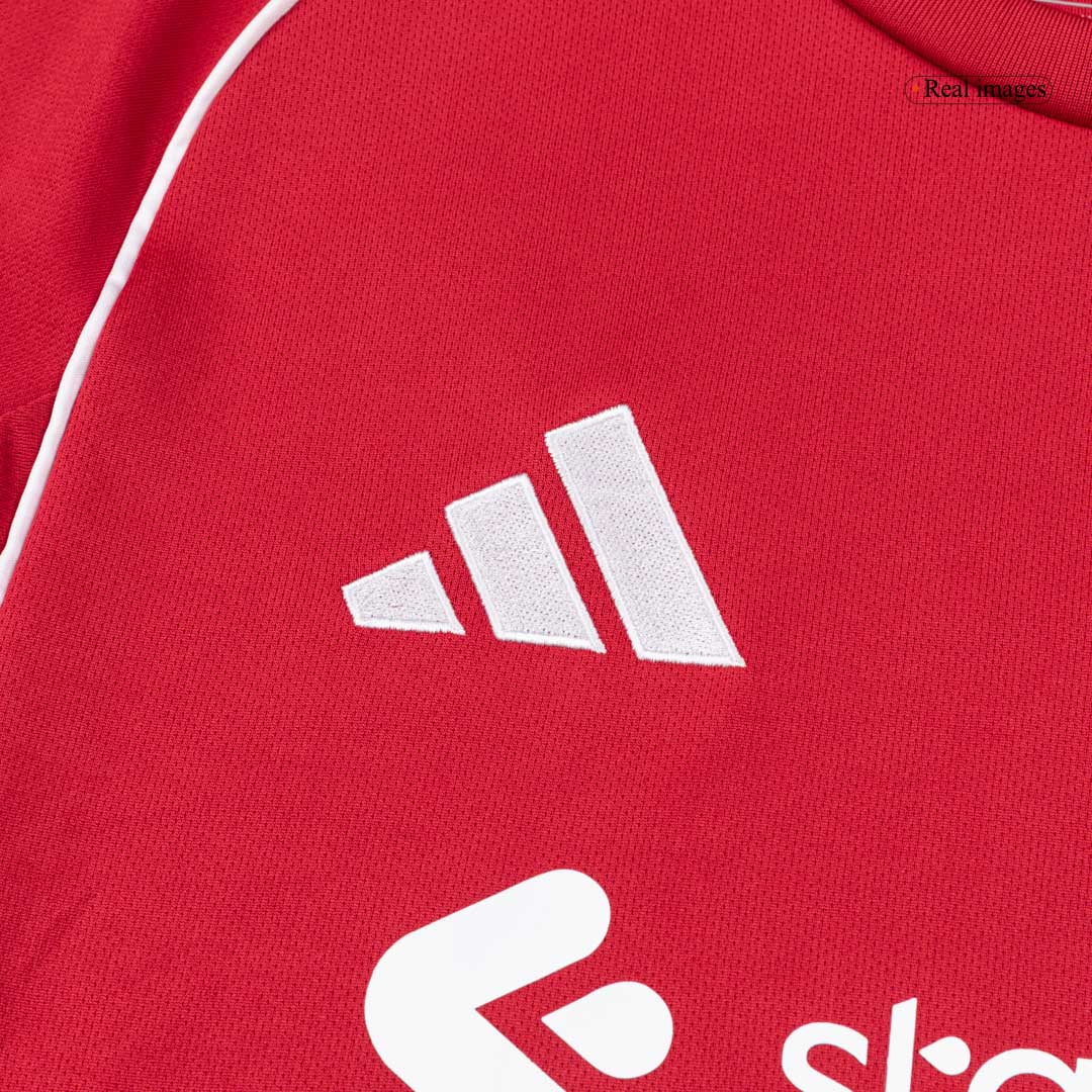 LFC Domicile Maillot Manches Longues 2025/26 Rouge
