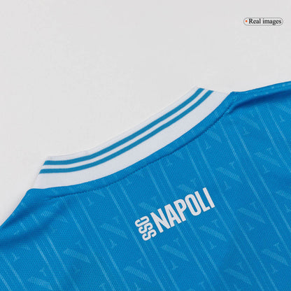 Naples Domicile Maillot Kit 2025/26 Enfant Bleu