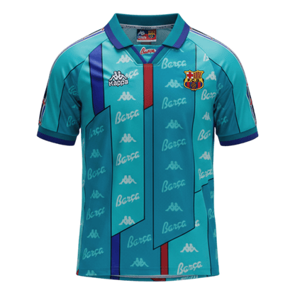 Retro Barcelone Extérieur Maillot 1996/97 Bleu