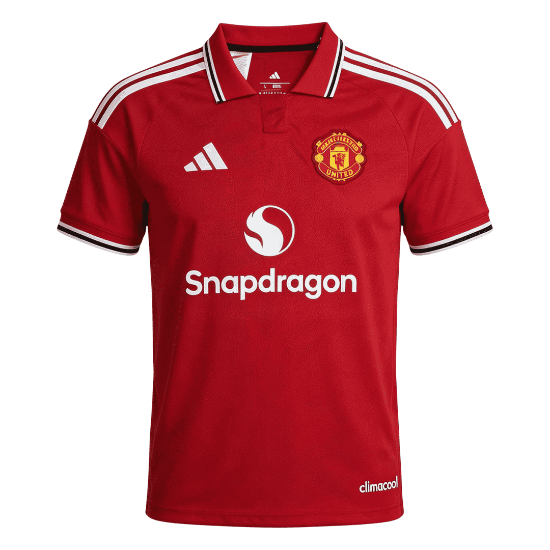 B.FERNANDES #8 Manchester United Domicile Maillot 2026/27 Rouge - UCL