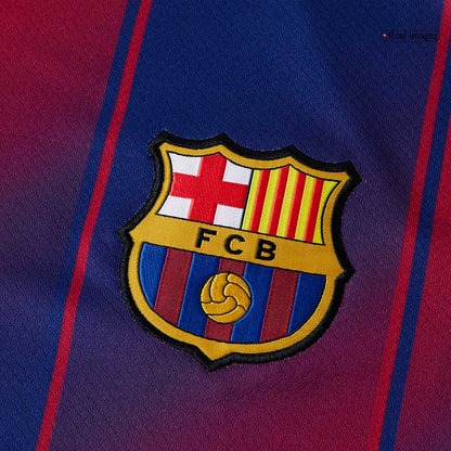 ROONY #28 Barcelone Domicile Maillot 2025/26 Rouge et Bleu - Super
