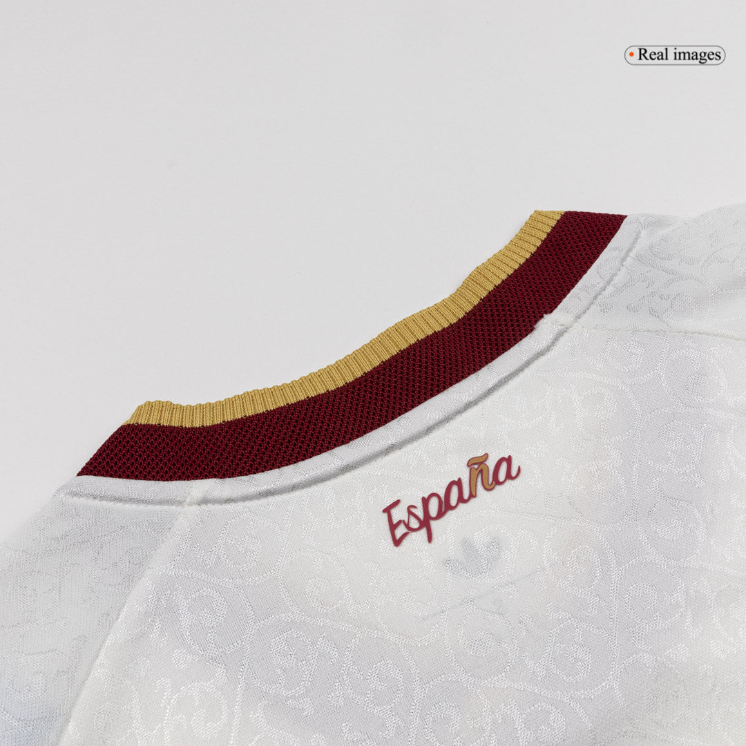 GAVI #9 Espagne Extérieur Maillot - Coupe du Monde 2026 Blanc Joueur