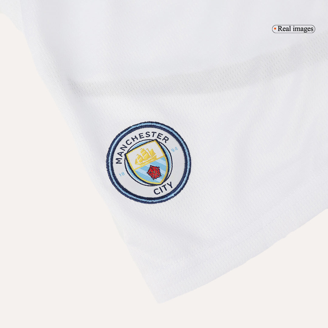 Manchester City Domicile Maillot Kit 2024/25 Junior