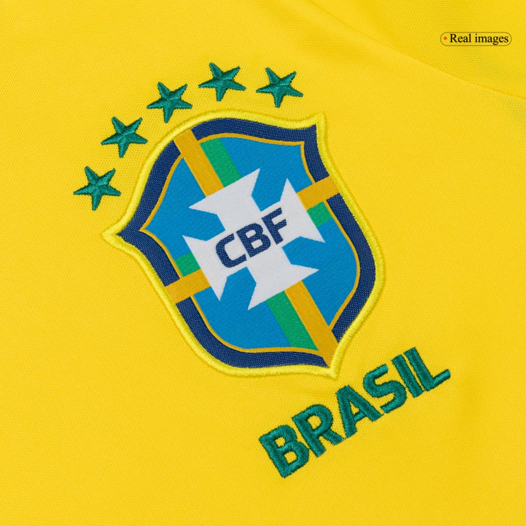 NEYMAR JR. #10 Brésil Domicile Maillot - Coupe du Monde 2026 Jaune
