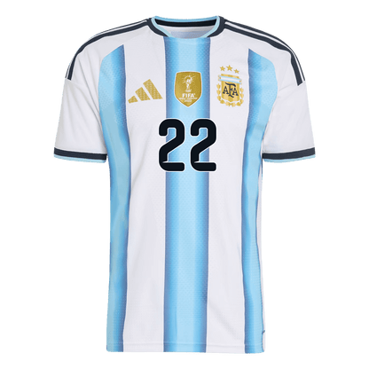 L.MARTÍNEZ #22 Argentine Domicile Maillot Coupe du Monde 2026 Blue&White Joueur