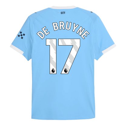 DE BRUYNE #17 Manchester City Domicile Maillot 2025/26 Authentique