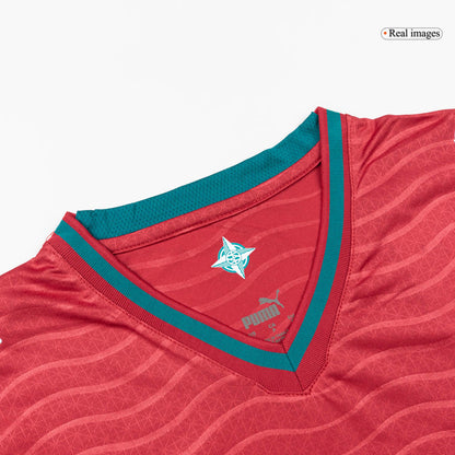 RONALDO #7 Portugal Domicile Maillot - Coupe du Monde 2026 Rouge Joueur