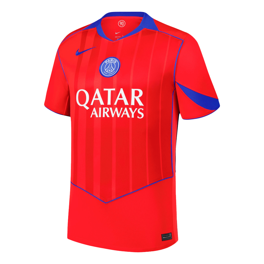 Les Paris Third Maillot Kit 2025/26 Rouge