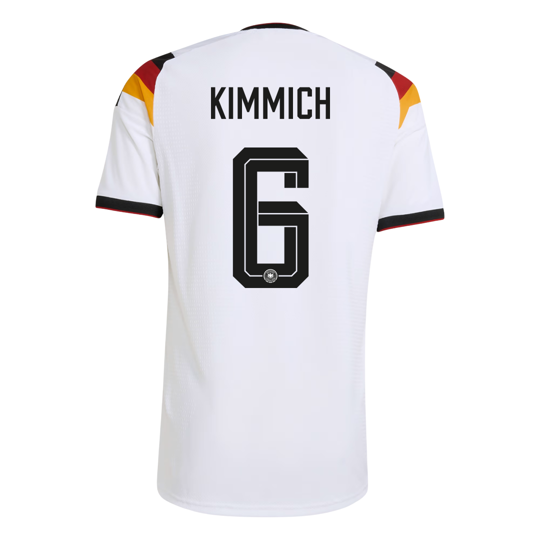 KIMMICH #6 Allemagne Domicile Maillot Coupe du Monde 2026 Blanc Joueur