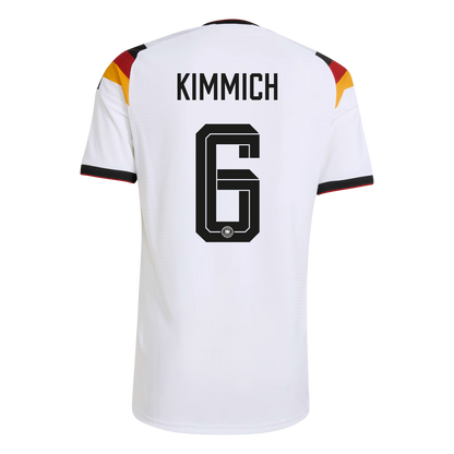 KIMMICH #6 Allemagne Domicile Maillot Coupe du Monde 2026 Blanc Joueur