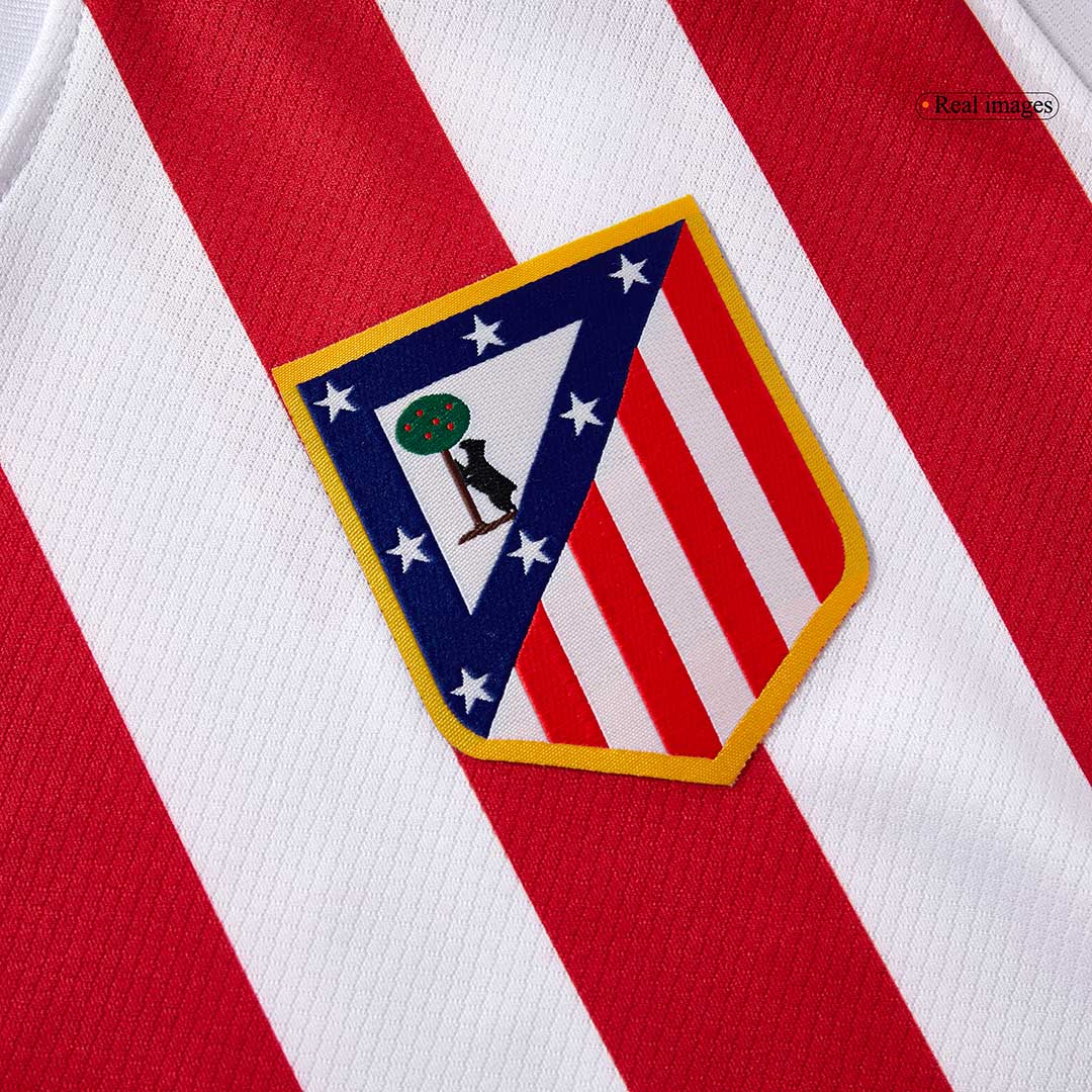 SØRLOTH #9 Atlético Thuisshirt 2025/26 Rood & Wit