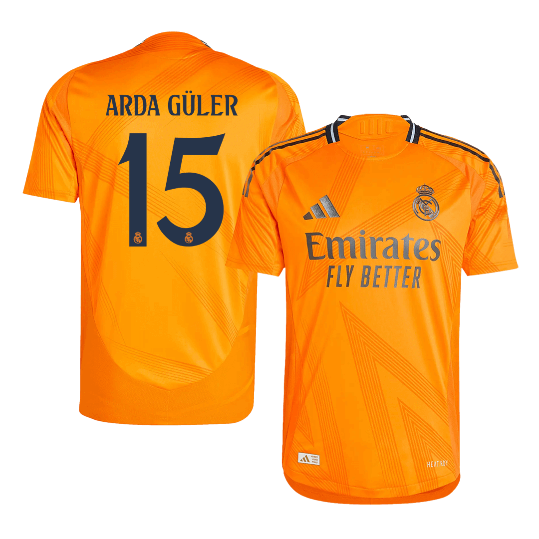 ARDA GÜLER #15 Real Madrid Extérieur Maillot 2024/25 Authentique - Mon Maillot Foot Store