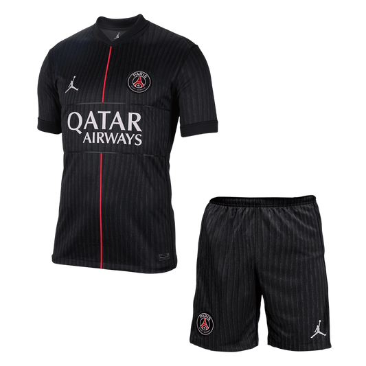 Les Paris Fourth Maillot Kit 2025/26 Noir