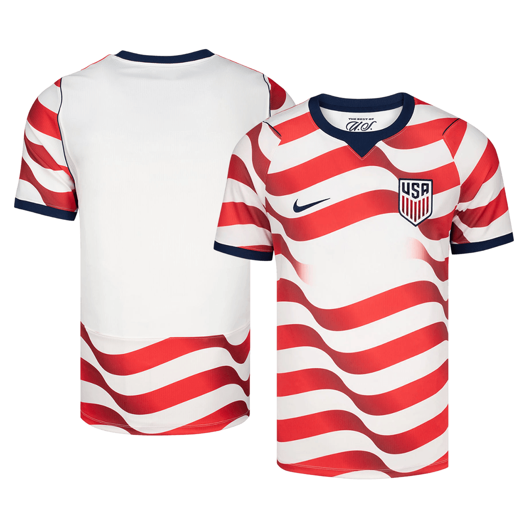 Verenigde Staten Thuisshirt - Wereldkampioenschap 2026 Rood&Wit Grote Maat