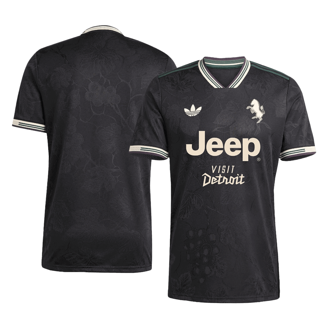 Juventus Third Maillot 2025/26 Noir Authentique Grande Taille