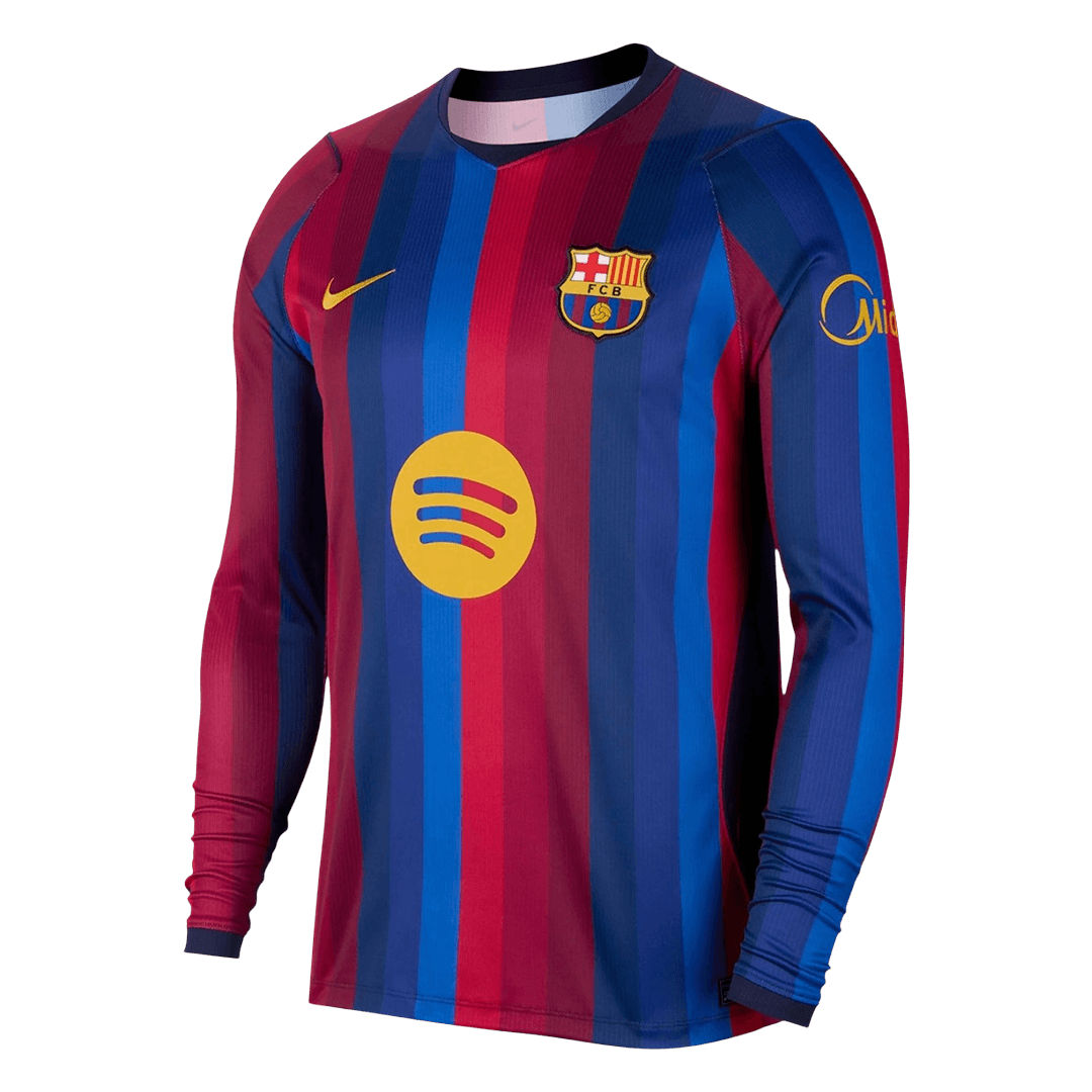 Barcelone Domicile Maillot Manches Longues 2026/27 Rouge&Bleu