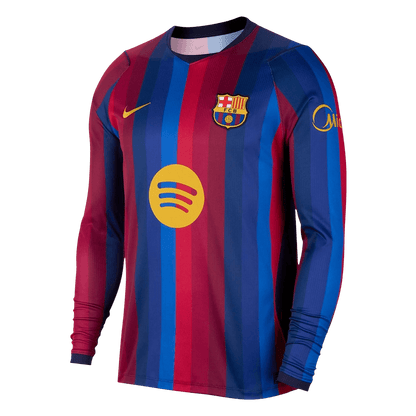 Barcelone Domicile Maillot Manches Longues 2026/27 Rouge&Bleu
