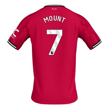 MOUNT #7 Manchester United Domicile Maillot 2025/26 Rouge - Super