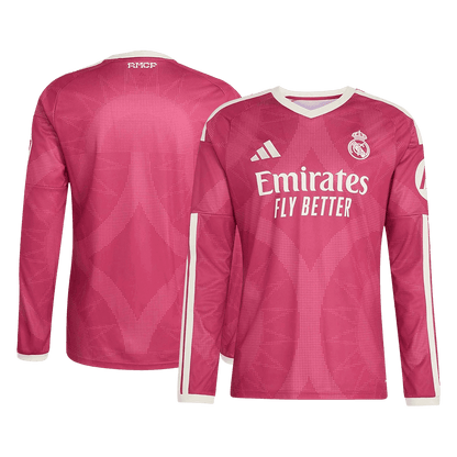 Real Madrid Third Maillot Manches Longues 2026/27 Rose