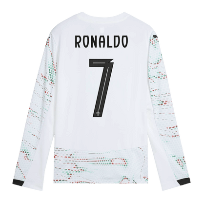 RONALDO #7 Portugal Extérieur Maillot Manches Longues 2025