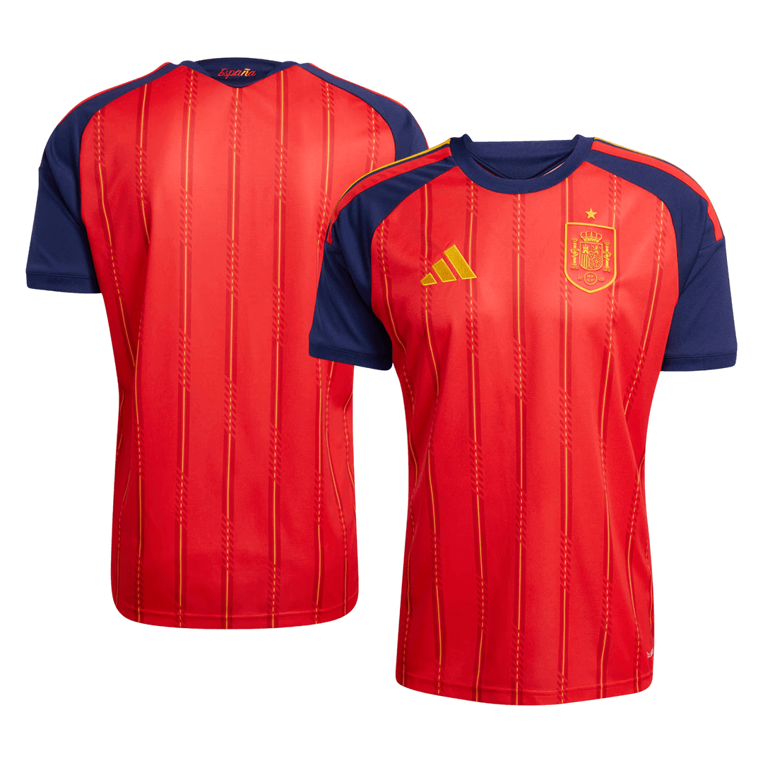 Espagne Domicile Maillot Coupe du Monde 2026 Rouge Grande Taille
