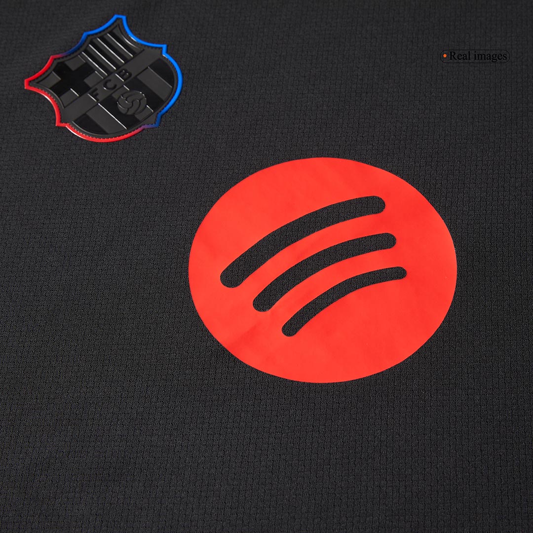 Barcelone Extérieur Maillot 2024/25 - Spotify Logo Without Text Grande Taille
