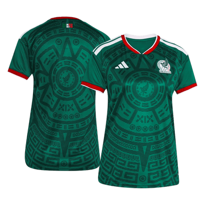 Vrouwen Mexico Thuis Shirt - Wereldkampioenschap 2026 Groen