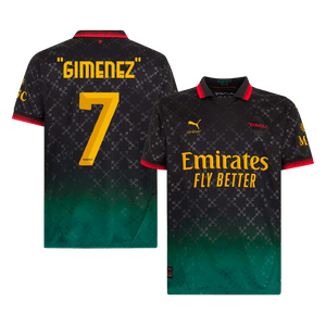 GIMENEZ' #7 Milan AC Fourth Maillot 2024/25