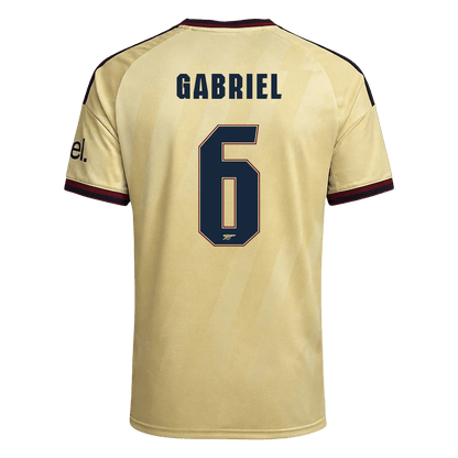 GABRIEL #6 Arsenal Third Maillot 2026/27 Jaune Joueur - UCL