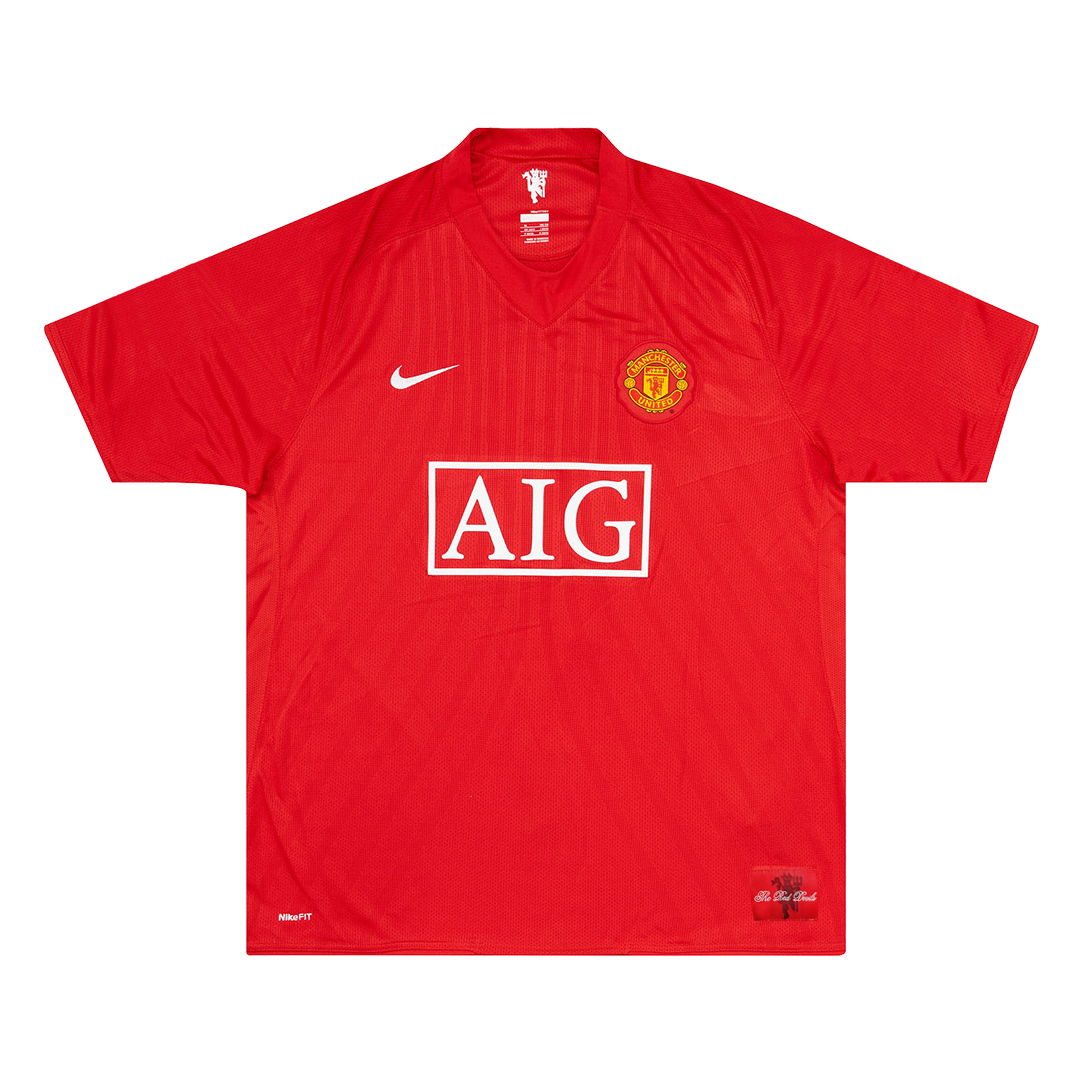 Vintage RONALDO #7 Manchester United Domicile Maillot 2007/08