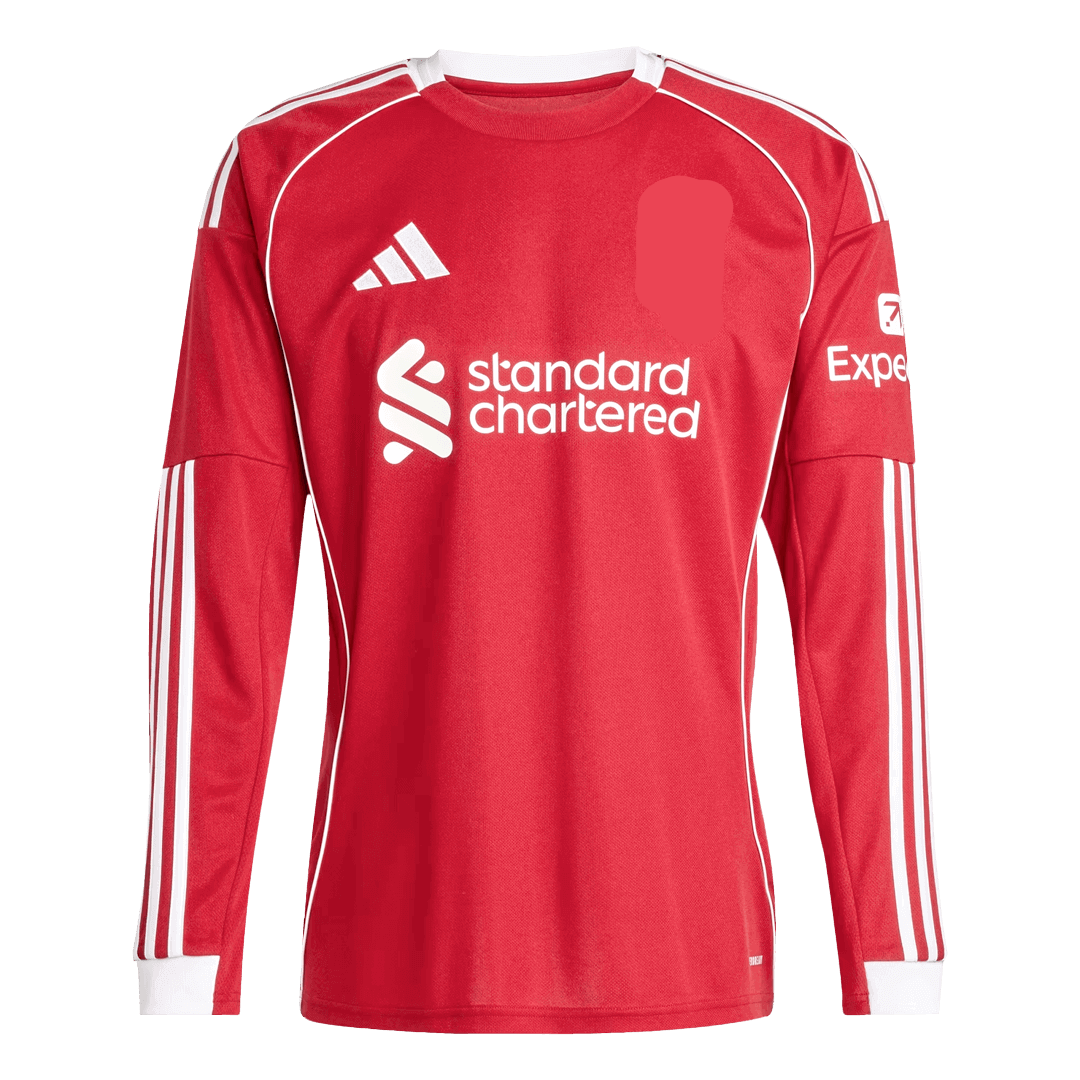 LFC Domicile Maillot Manches Longues 2025/26 Rouge