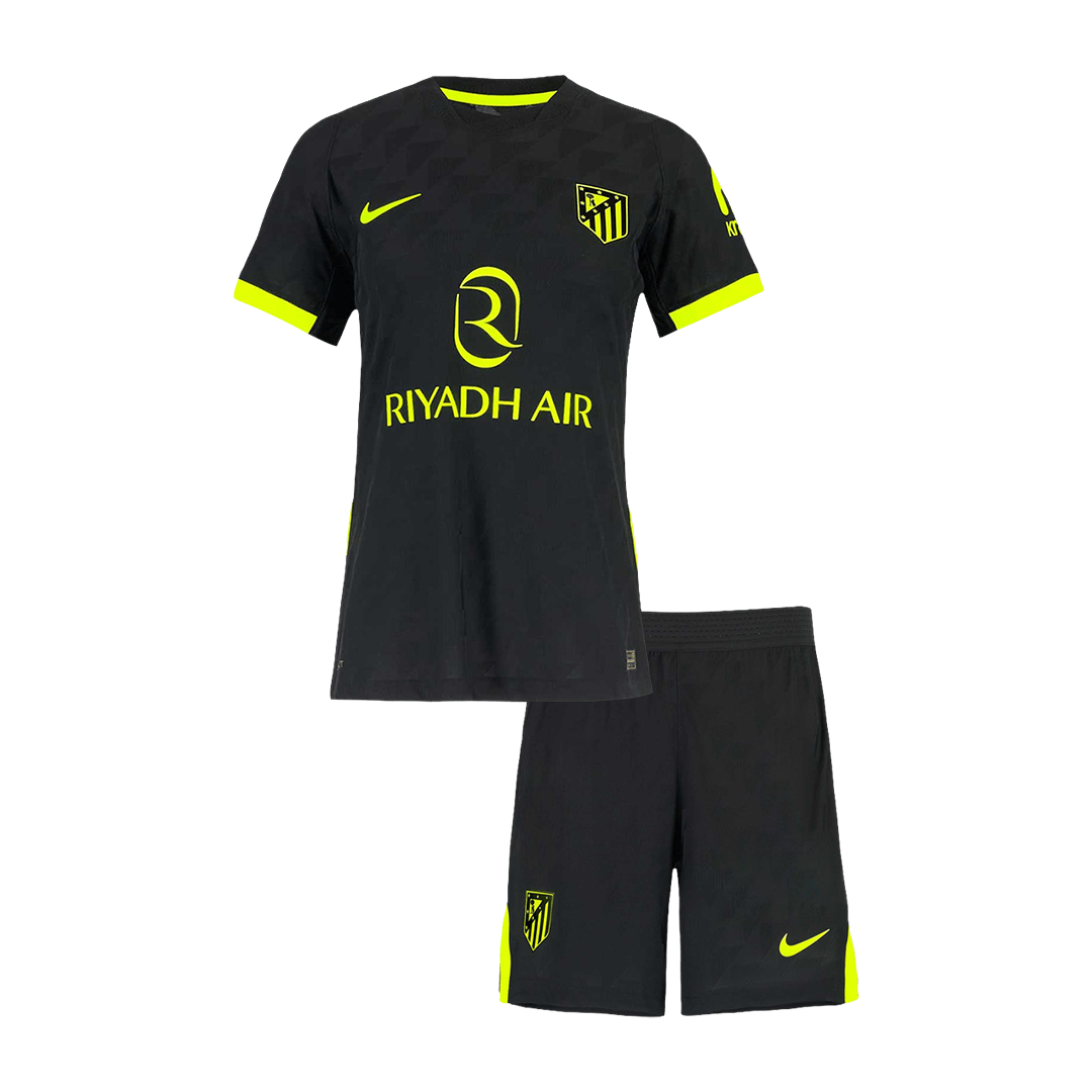Atlético Extérieur Maillot Kit 2026/27 Enfant Noir