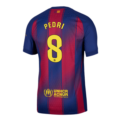 PEDRI #8 Barcelone Domicile Maillot 2025/26 Authentique