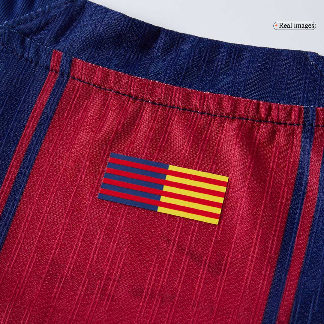 ROONY #28 Barcelone Domicile Maillot 2025/26 Rouge et Bleu Joueur