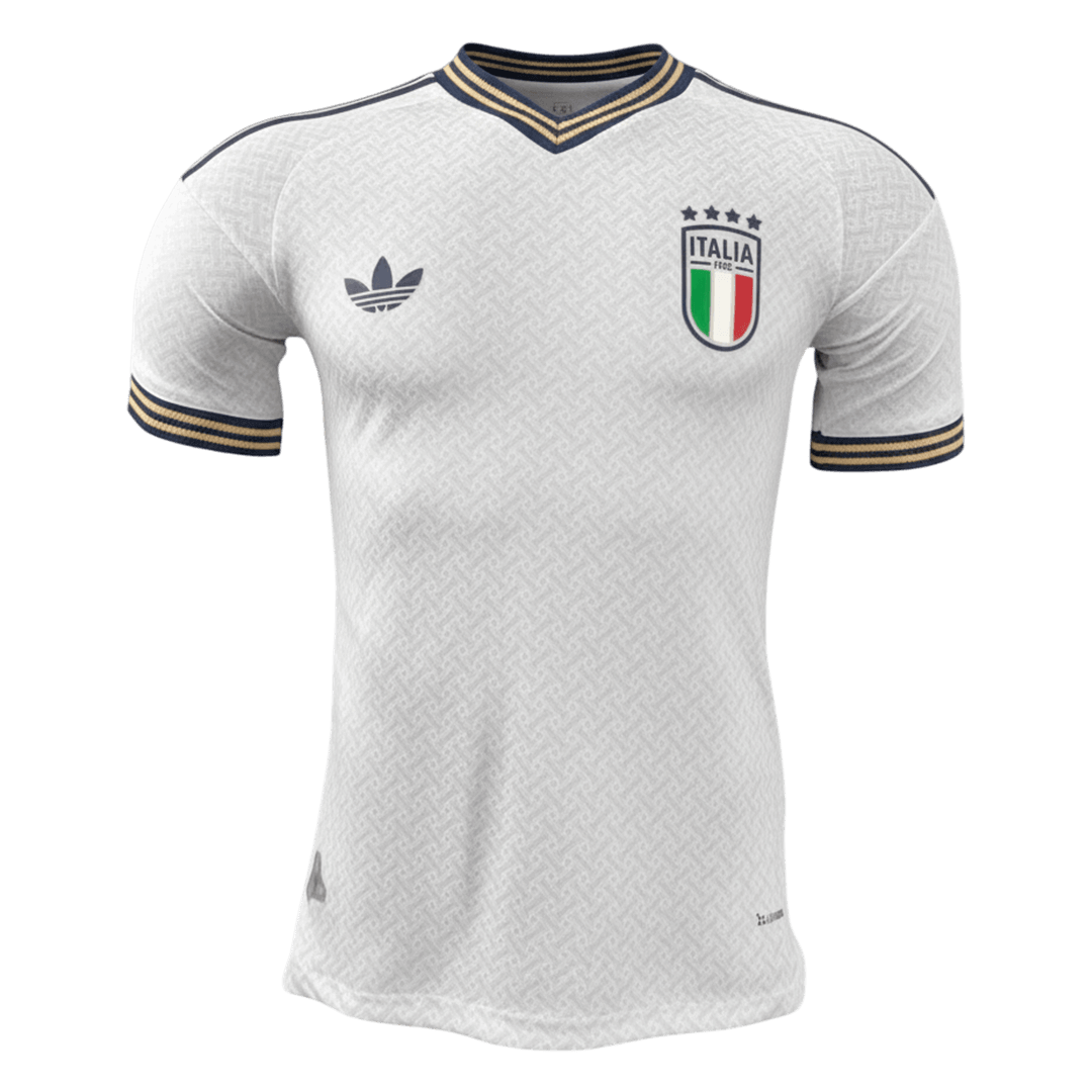 Italie Extérieur Maillot Coupe du Monde 2026 Blanc Joueur Grande Taille