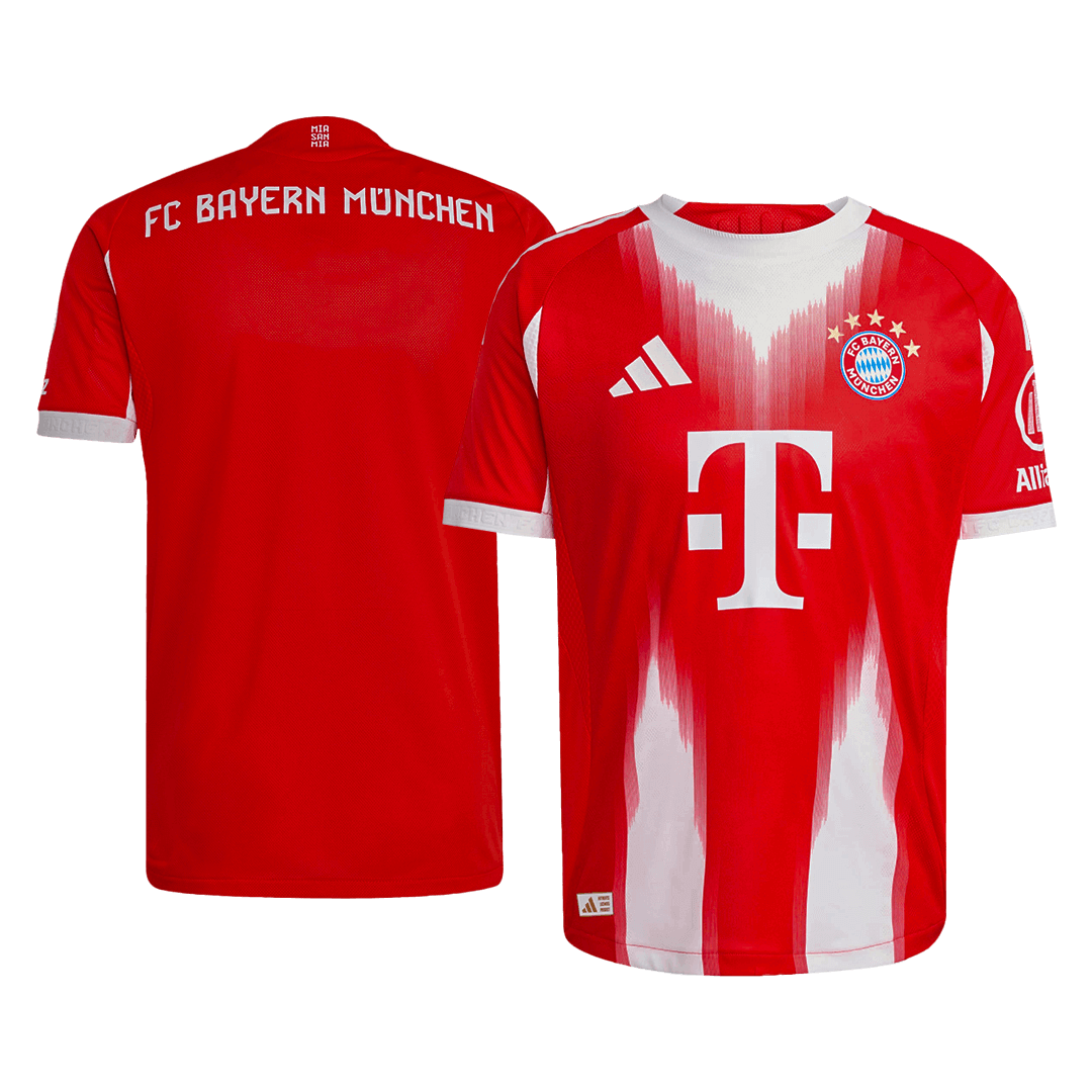 Munich Domicile Maillot 2025/26 Rouge Joueur