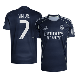 VINI JR. #7 Real Madrid Extérieur Maillot 2025/26