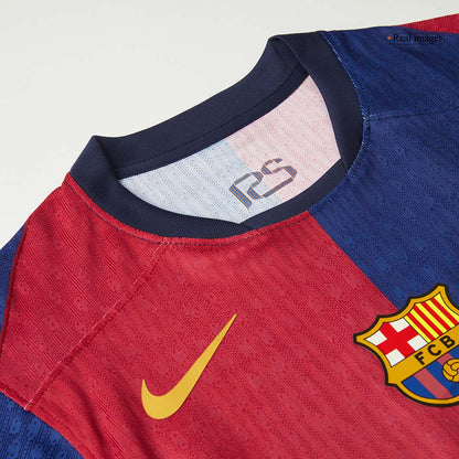 Barcelona X Travis Scott Domicile Maillot 2024/25 Authentique Grande Taille
