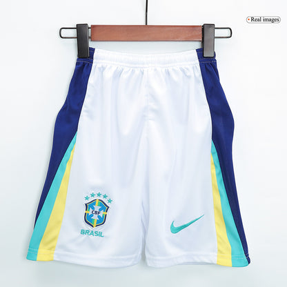 Brésil Extérieur Maillot Kit 2024 Enfant - Mon Maillot Foot Store