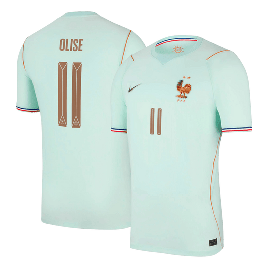 OLISE #11 Frankrijk Uit Thuisshirt - Wereldkampioenschap 2026 Blauw