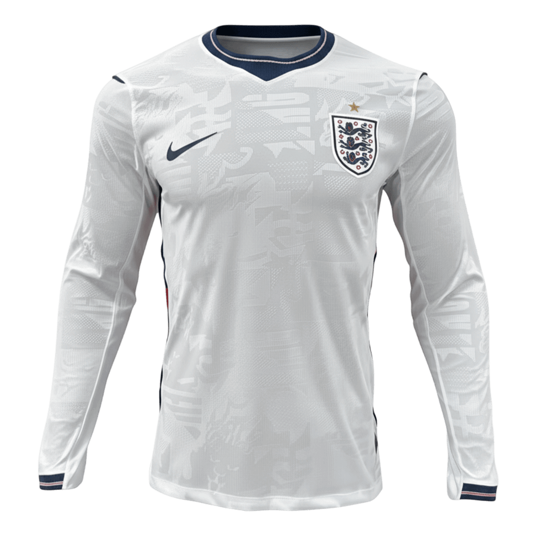 Engeland Thuisshirt Lange Mouwen - Wereldkampioenschap 2026 Wit