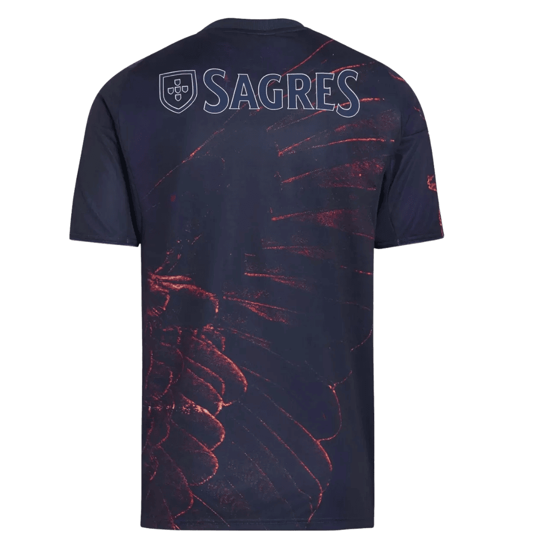 Lissabon Vierde Uitshirt 2025/26 Marineblauw