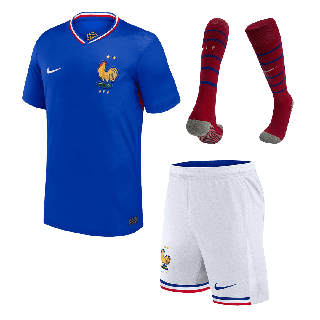 France Domicile Maillot Kit 2024 - Super