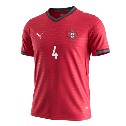 RÚBEN DIAS #4 Portugal Thuisshirt - WK 2026 Rood